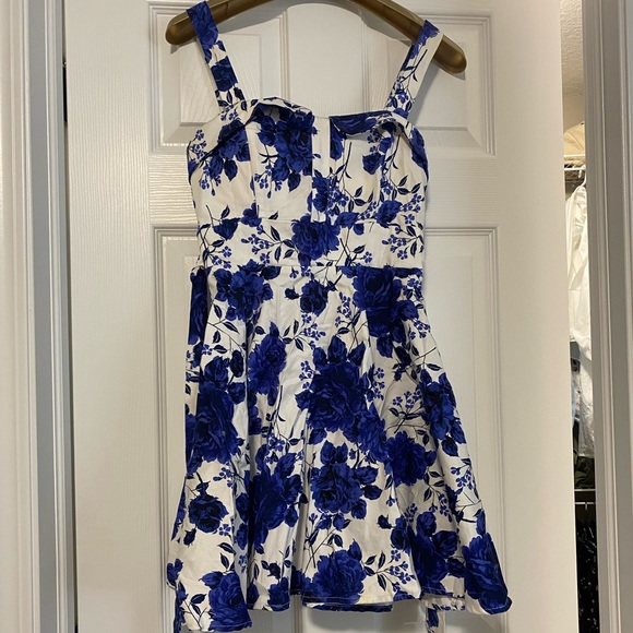 IXA Blue Belle Floral Dress - Picture 2 of 5
